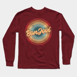 Bon Jovi Vintage Circle Long Sleeve T-Shirt